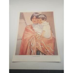 Print A Navajo Madonna & Voices of the Night Frank Tenney Johnson Art 13x10